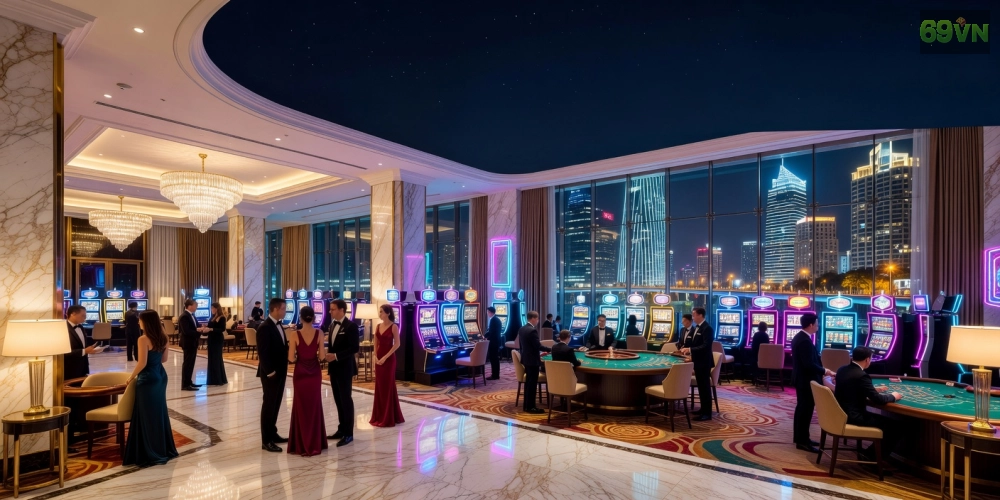 Khám phá khái niệm hotels with casinos 69vn qua hình ảnh minh họa sống động
