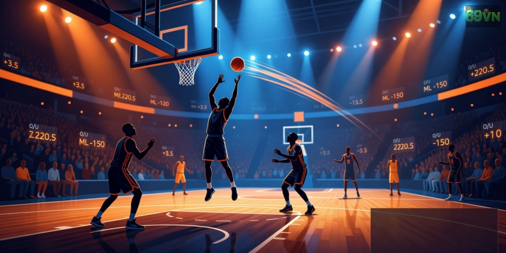 Trải nghiệm cá cược bóng rổ NBA trên 69vn với tỷ lệ hấp dẫn